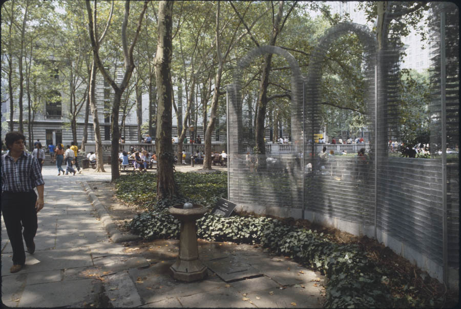 Two Part Invention, Bryant Park, New York